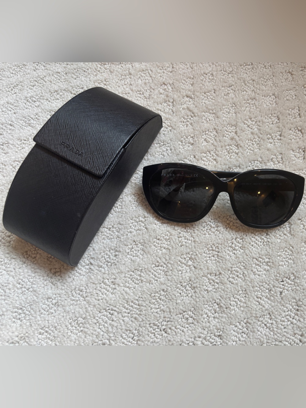 Prada Black Cat-Eye Sunglasses